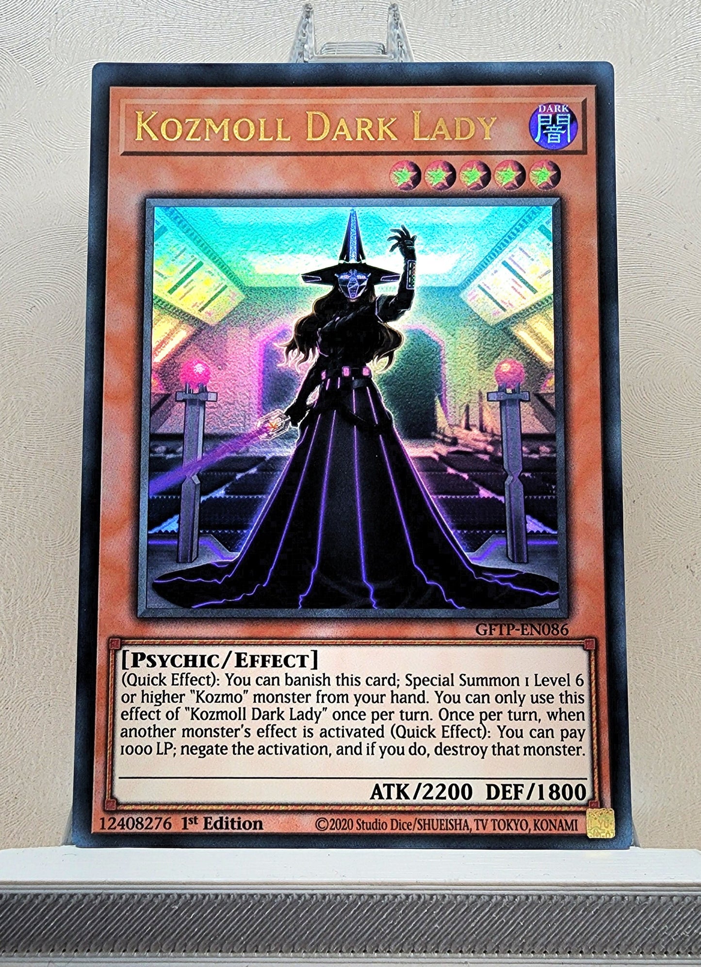 Yugioh! 1x Kozmoll Dark Lady (GFTP - Ultra Rare) 1st Edition