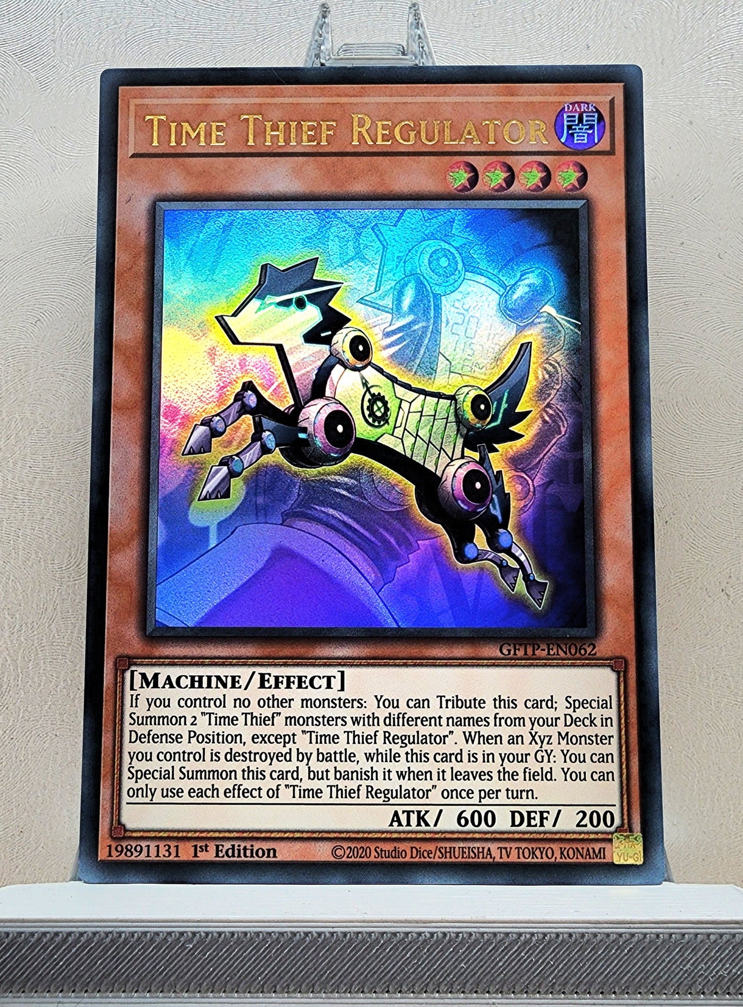 Yugioh! 1x Time Thief Regulator (GFTP - Ultra Rare) 1st Edition