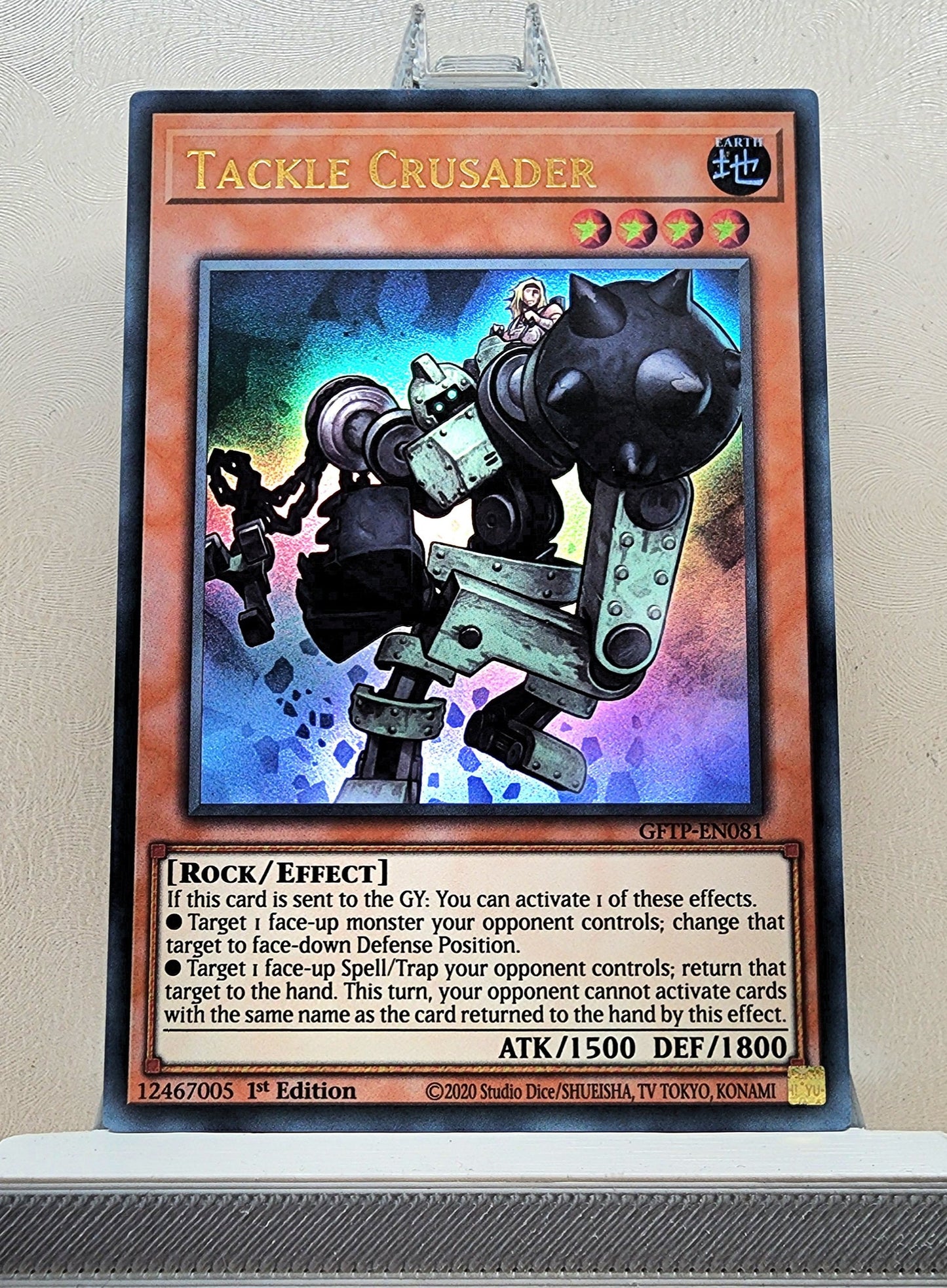 Yugioh! 1x Tackle Crusader (GFTP - Ultra Rare) 1st Edition