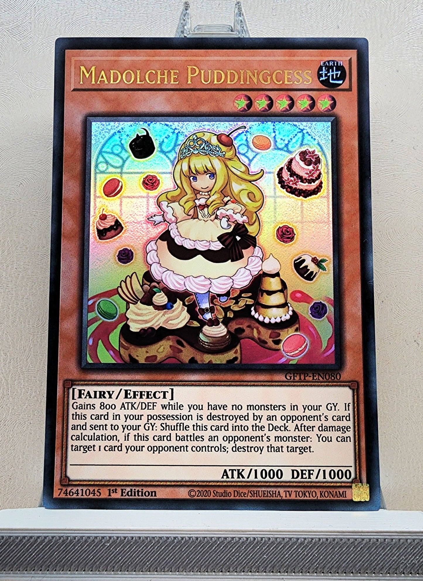 Yugioh! 1x Madolche Puddingcess (GFTP - Ultra Rare) 1st Edition