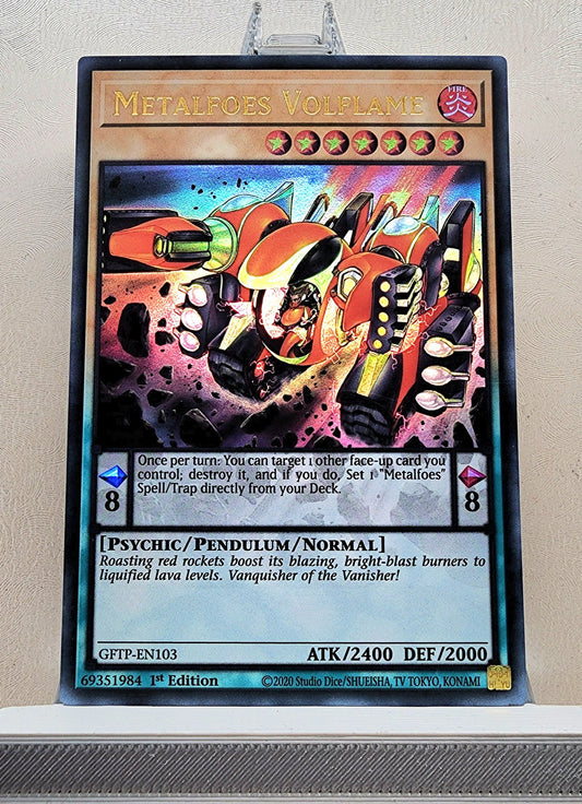 Yugioh! 1x Metalfoes Volflame (GFTP - Ultra Rare) 1st Edition