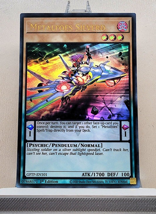 Yugioh! 1x Metalfoes Silverd (GFTP - Ultra Rare) 1st Edition