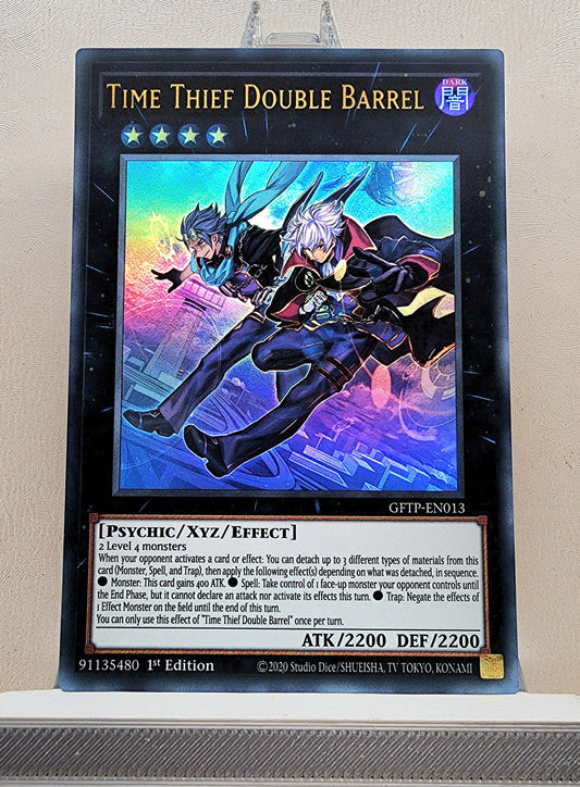 Yugioh! 1x Time Thief Double Barrel (GFTP - Ultra Rare) 1st Edition