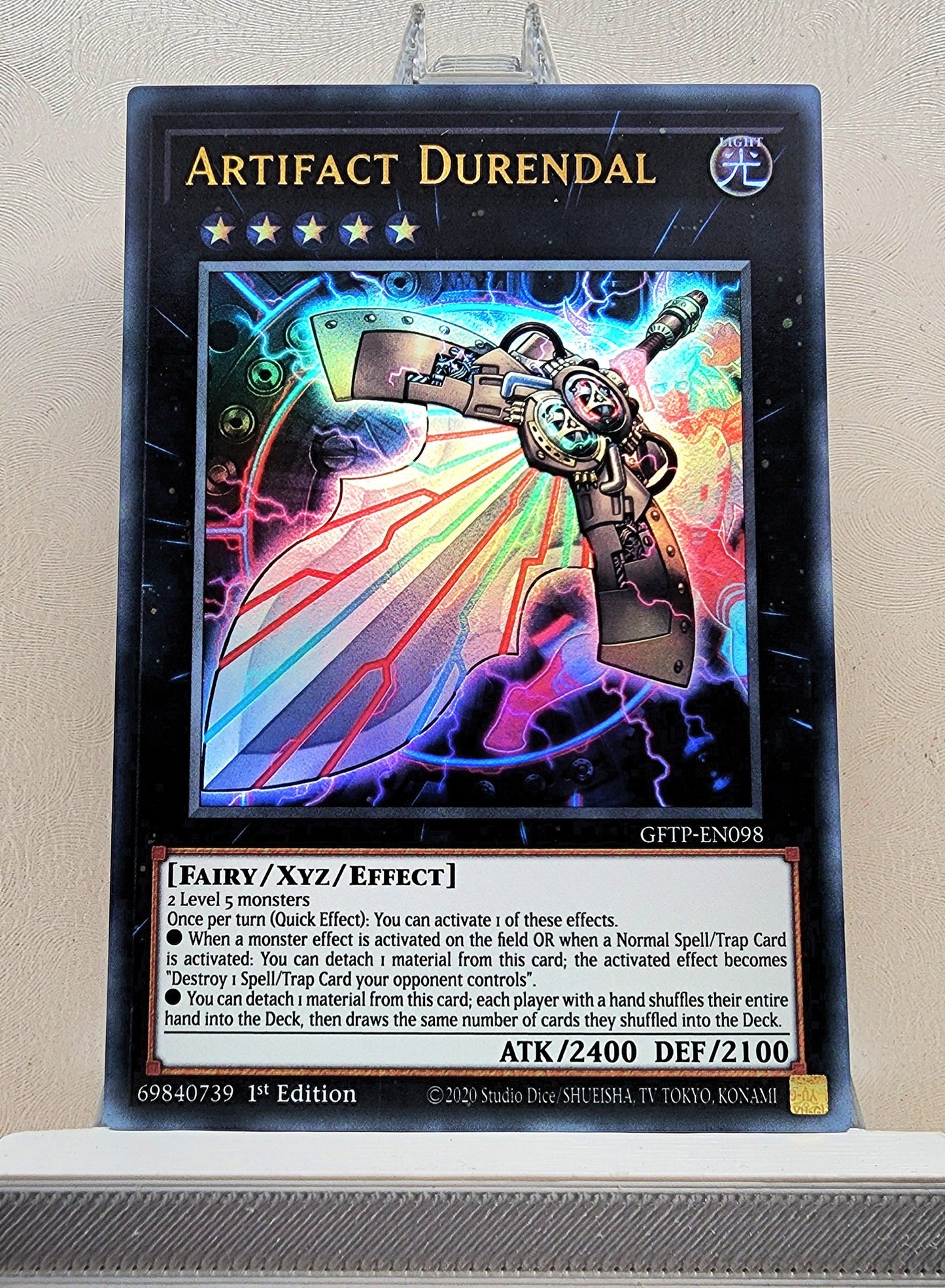 Yugioh! 1x Artifact Durendal (GFTP - Ultra Rare) 1st Edition