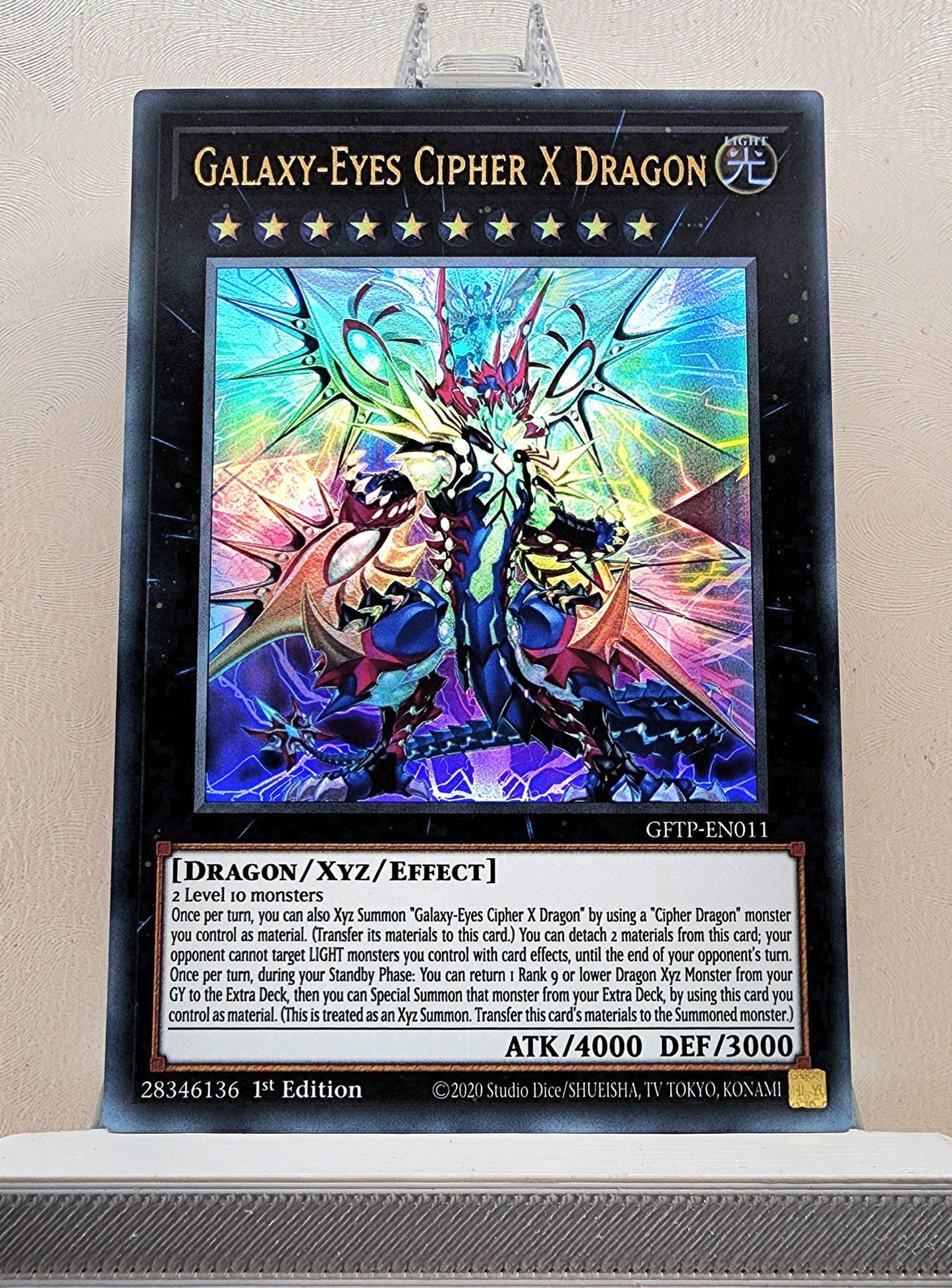 Yugioh! 1x Galaxy-Eyes Cipher X Dragon (GFTP - Ultra Rare) 1st Edition