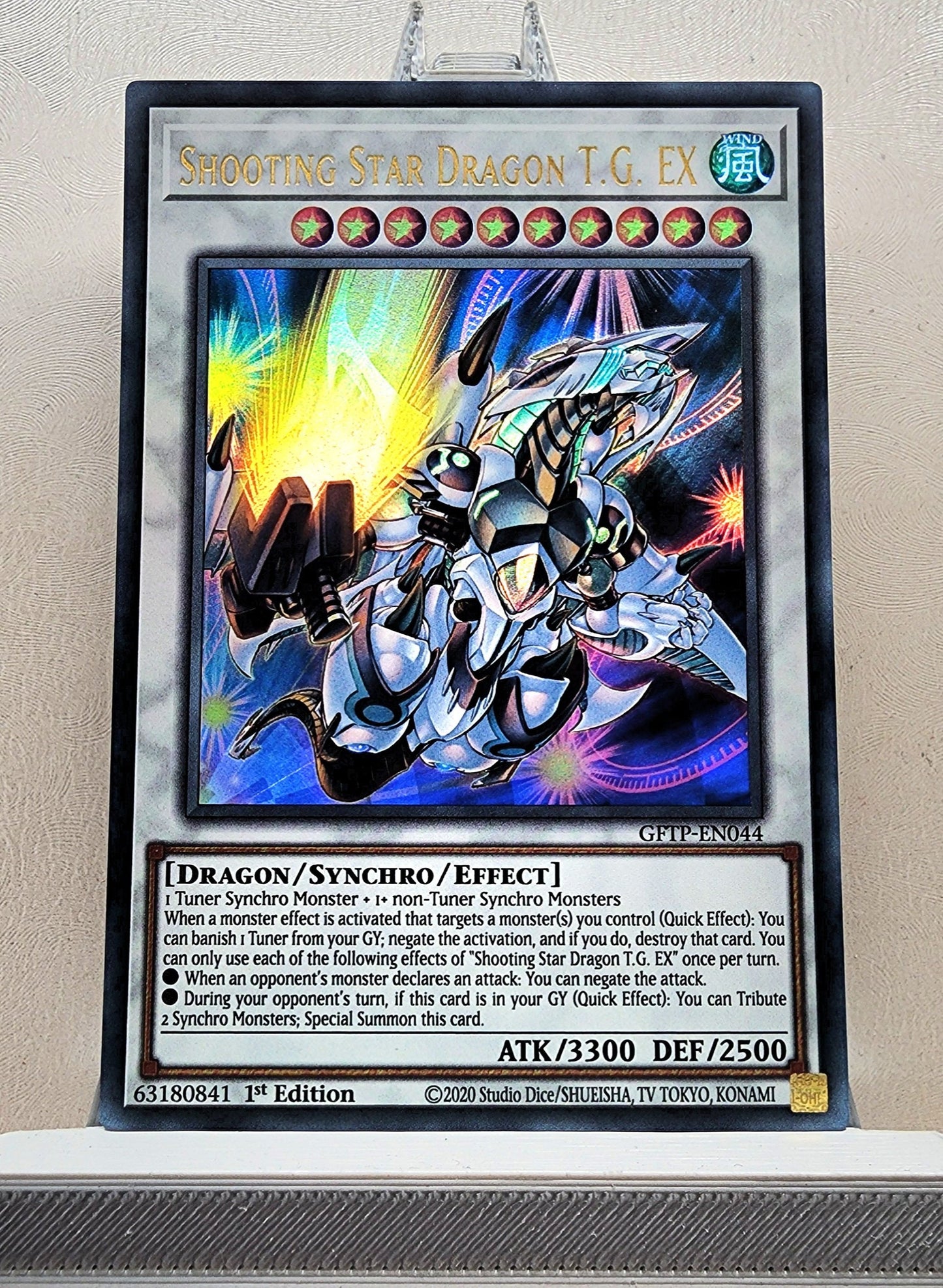 Yugioh! 1x Shooting Star Dragon T.G. EX (GFTP - Ultra Rare) 1st Edition