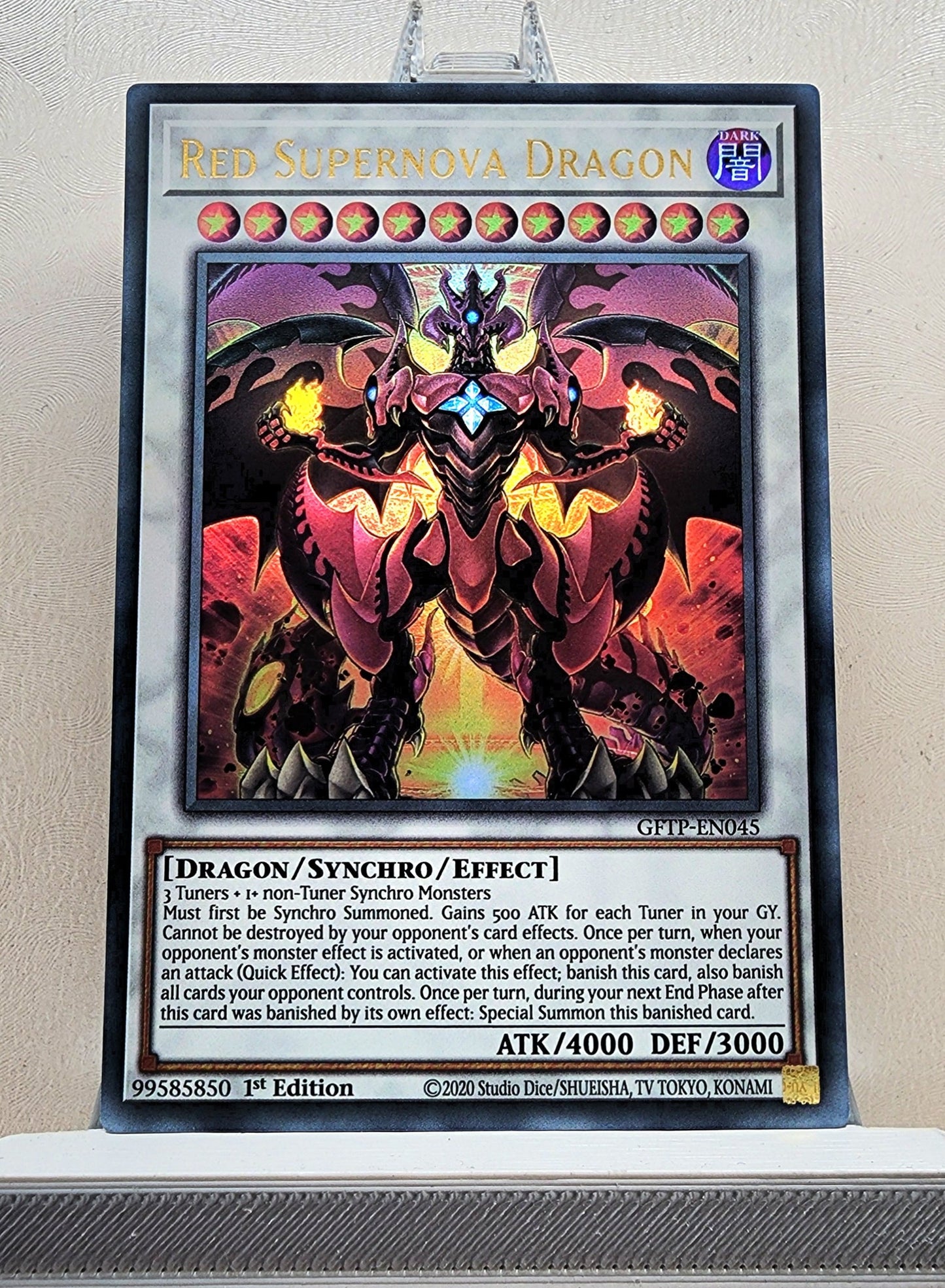 Yugioh! 1x Red Supernova Dragon (GFTP - Ultra Rare) 1st Edition