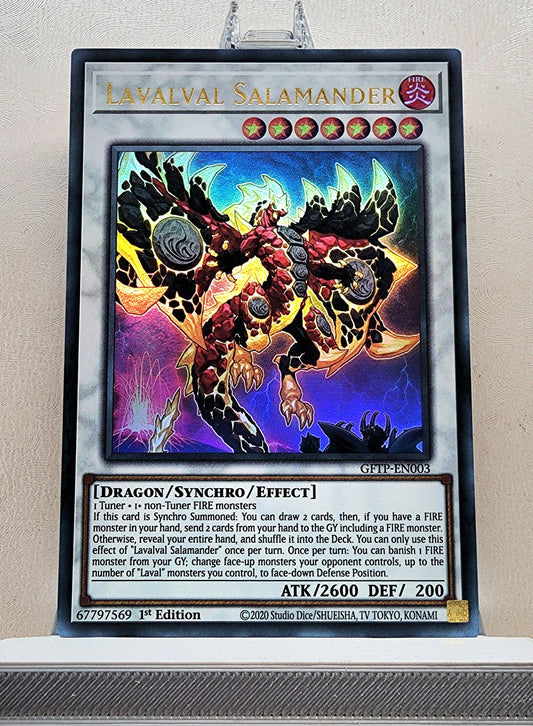 Yugioh! 1x Lavalval Salamander (GFTP - Ultra Rare) 1st Edition