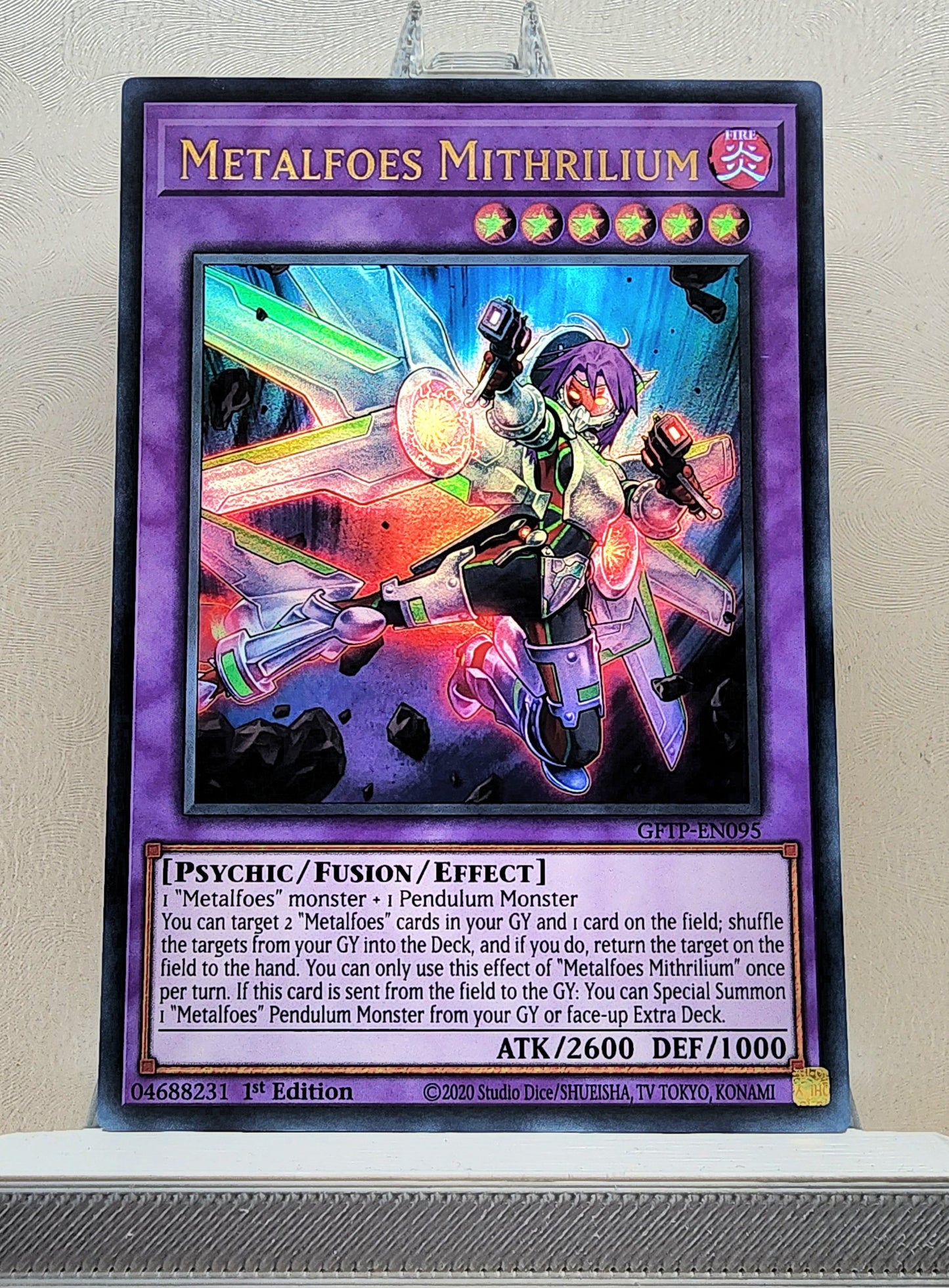 Yugioh! 1x Metalfoes Mithrilium (GFTP - Ultra Rare) 1st Edition