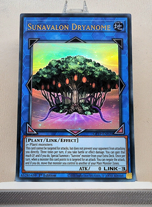 Yugioh! 1x Sunavalon Dryanome (GFTP - Ultra Rare) 1st Edition