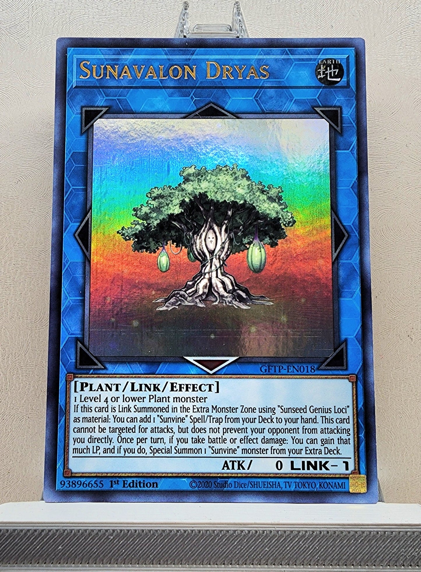 Yugioh! 1x Sunavalon Dryas (GFTP - Ultra Rare) 1st Edition