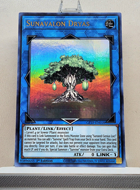 Yugioh! 1x Sunavalon Dryas (GFTP - Ultra Rare) 1st Edition