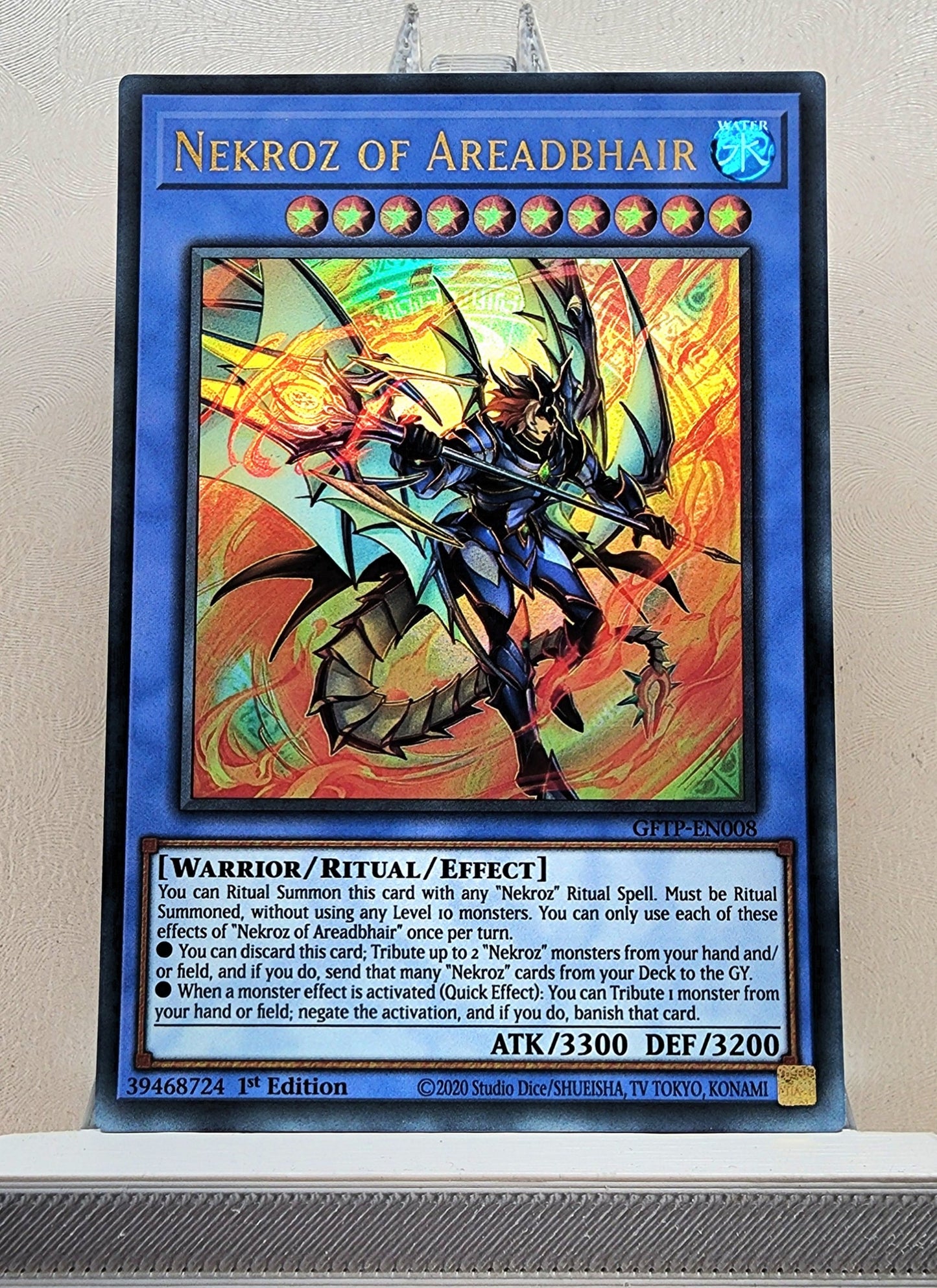 Yugioh! 1x Nekroz of Areadbhair (GFTP - Ultra Rare) 1st Edition