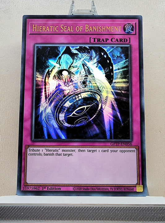 Yugioh! 1x Hieratic Seal of Banishment (GFTP - Ultra Rare) 1st Edition