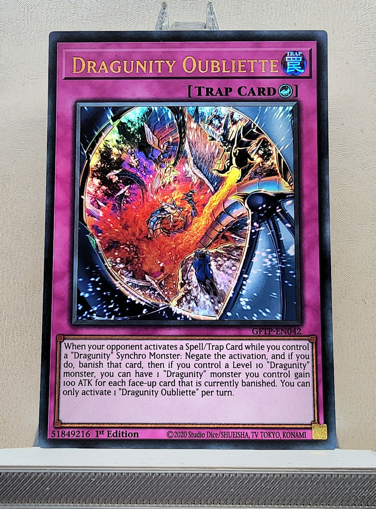 Yugioh! 1x Dragunity Oubliette (GFTP - Ultra Rare) 1st Edition