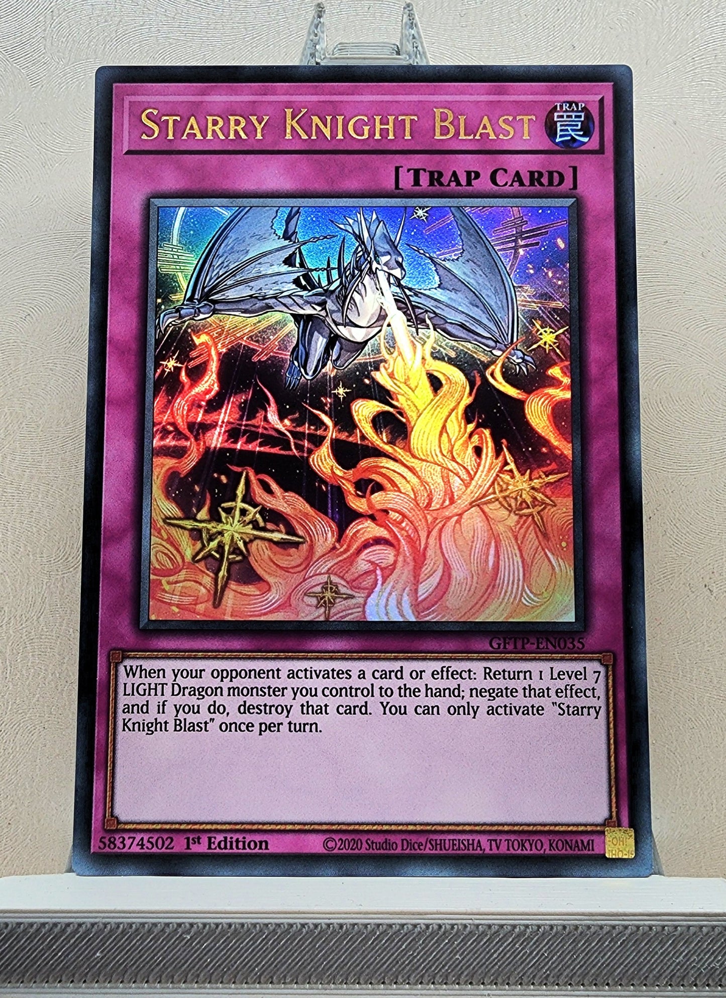 Yugioh! 1x Starry Knight Blast (GFTP - Ultra Rare) 1st Edition