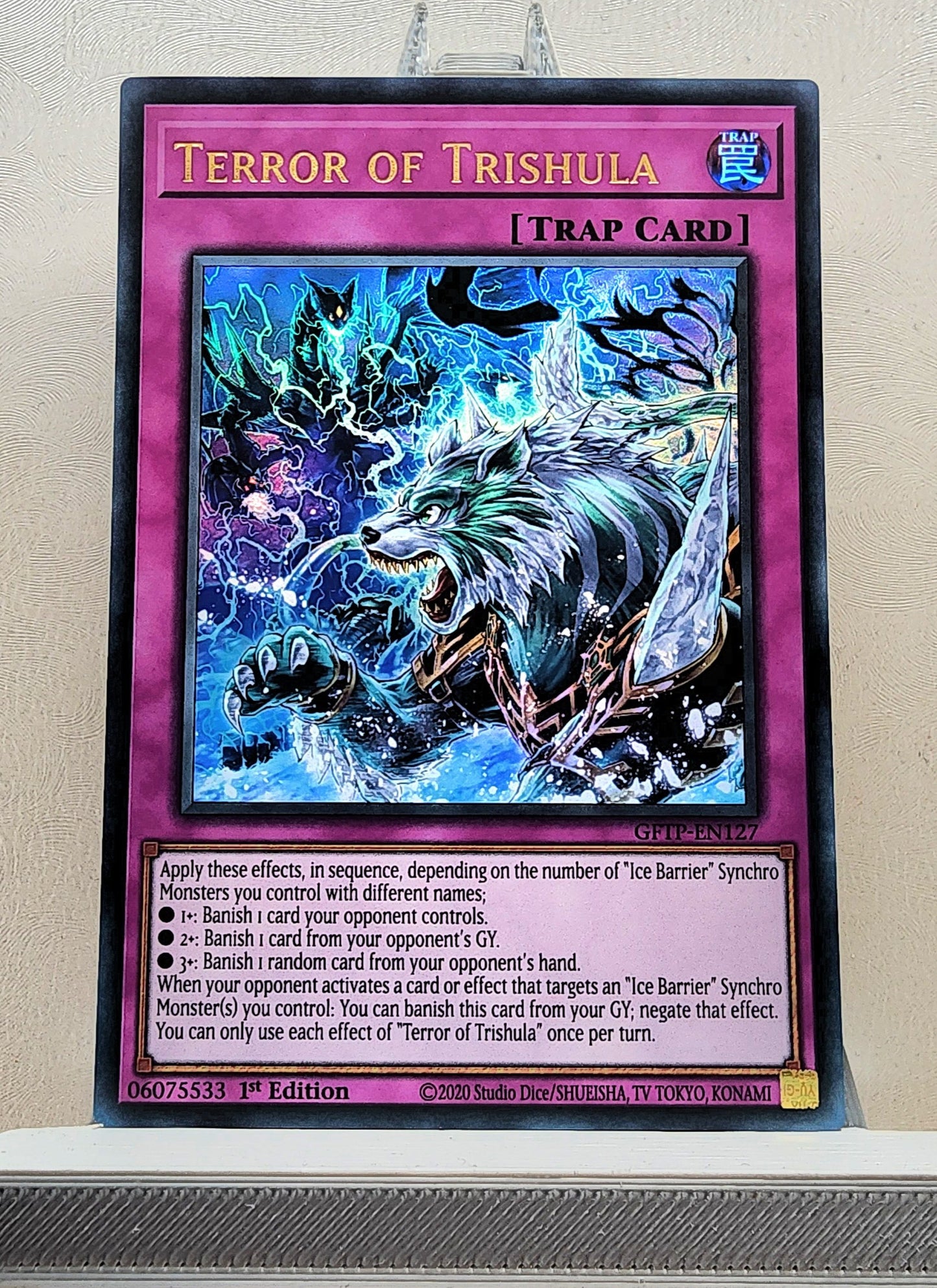 Yugioh! 1x Terror of Trishula (GFTP - Ultra Rare) 1st Edition