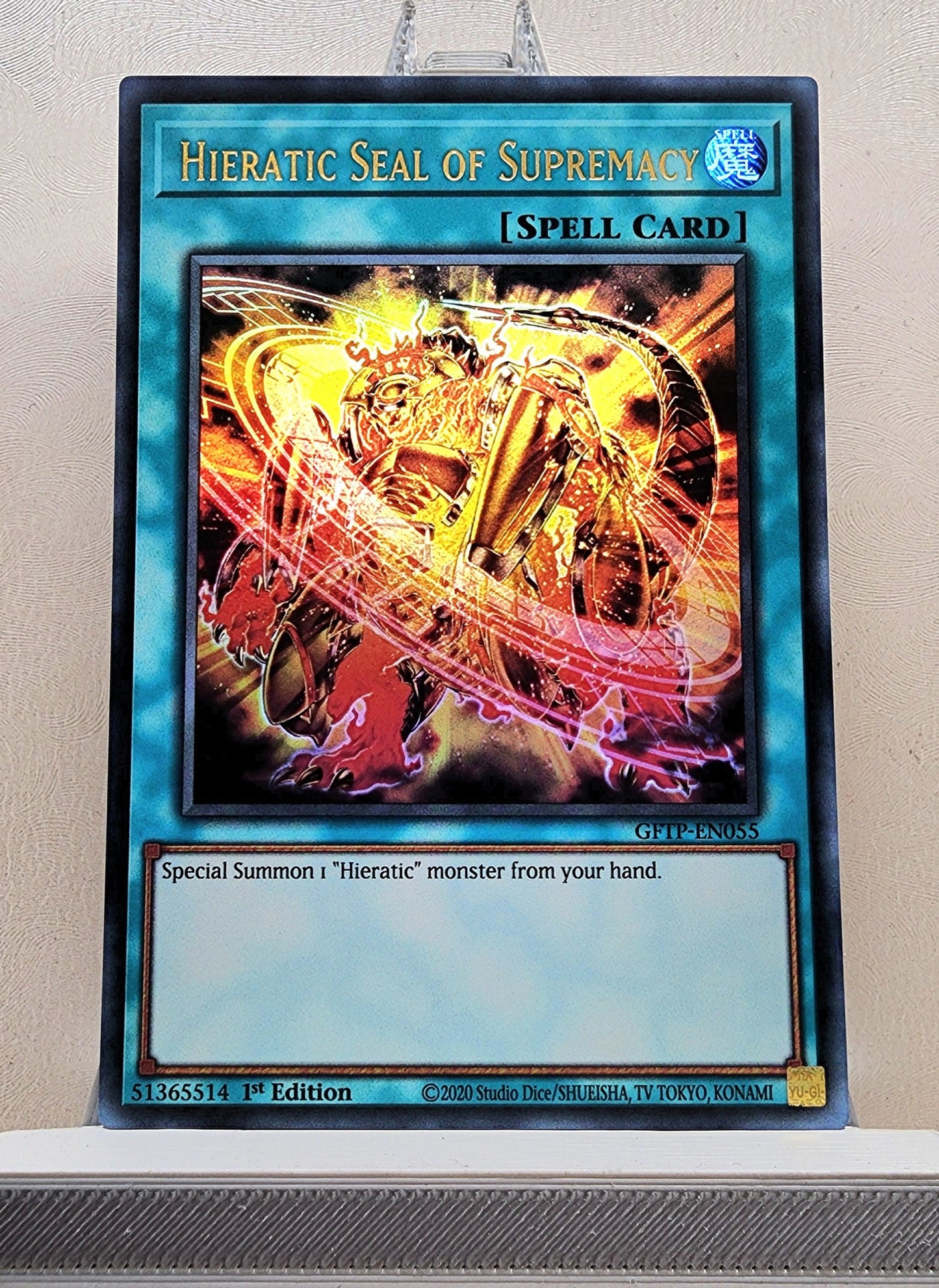 Yugioh! 1x Hieratic Seal of Supremacy (GFTP - Ultra Rare) 1st Edition