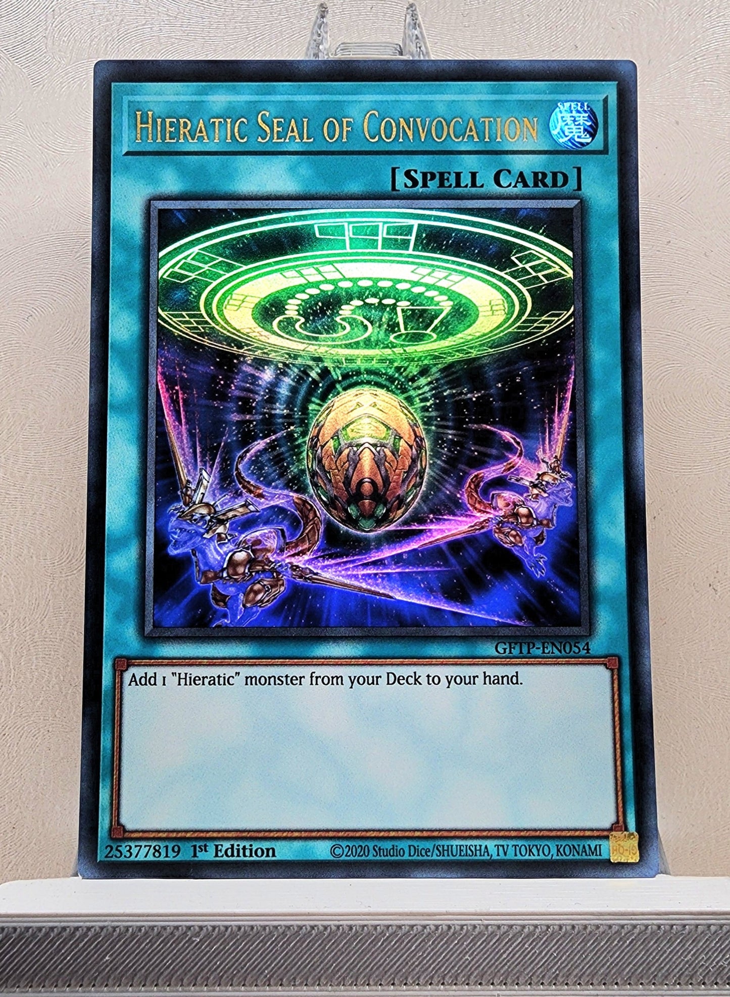 Yugioh! 1x Hieratic Seal of Convocation (GFTP - Ultra Rare) 1st Edition