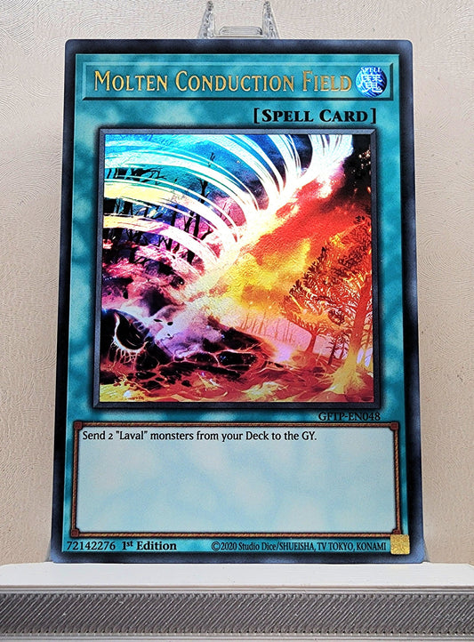 Yugioh! 1x Molten Conduction Field (GFTP - Ultra Rare) 1st Edition