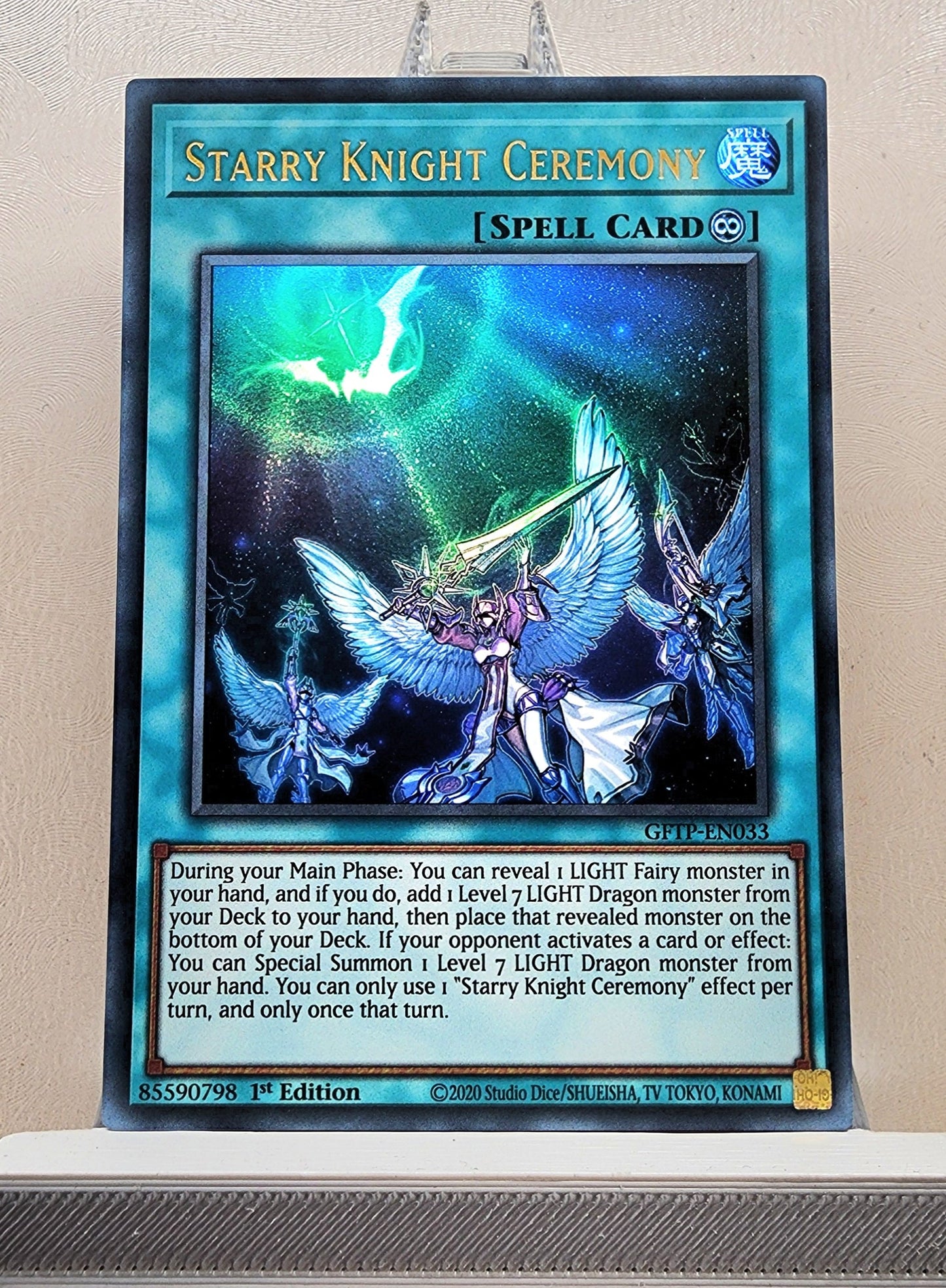 Yugioh! 1x Starry Knight Ceremony (GFTP - Ultra Rare) 1st Edition