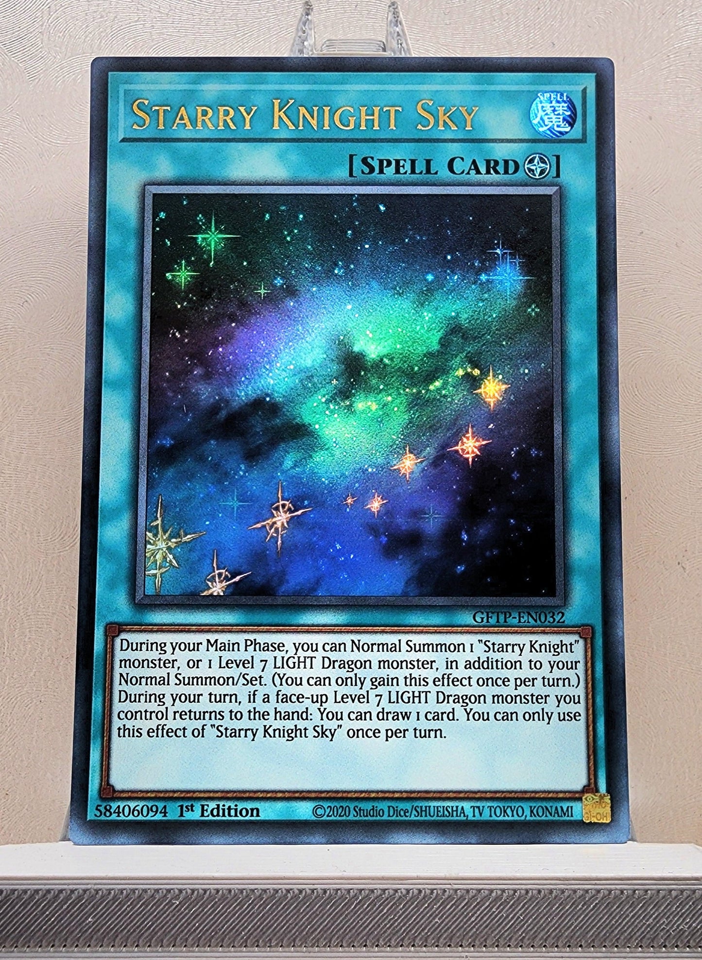 Yugioh! 1x Starry Knight Sky (GFTP - Ultra Rare) 1st Edition