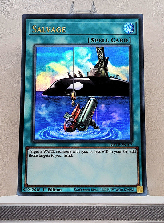 Yugioh! 1x Salvage (GFTP - Ultra Rare) 1st Edition