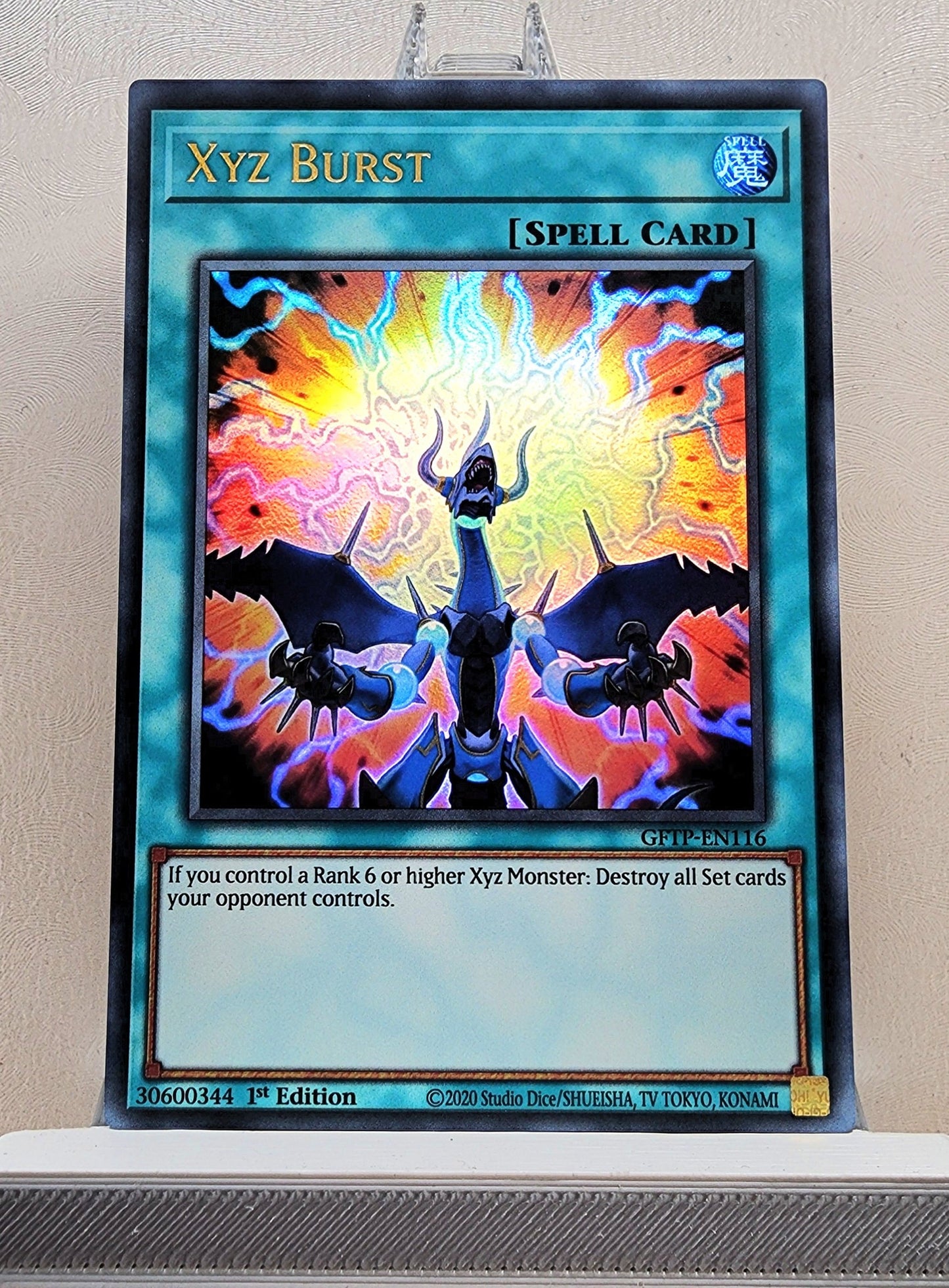 Yugioh! 1x Xyz Burst (GFTP - Ultra Rare) 1st Edition