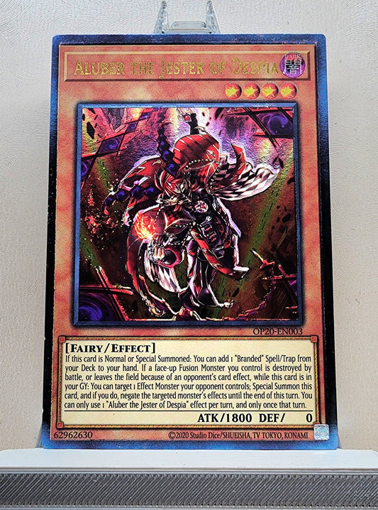 Yugioh! 1x Aluber the Jester of Despia (OP20 - Ultimate Rare) Unli Edition