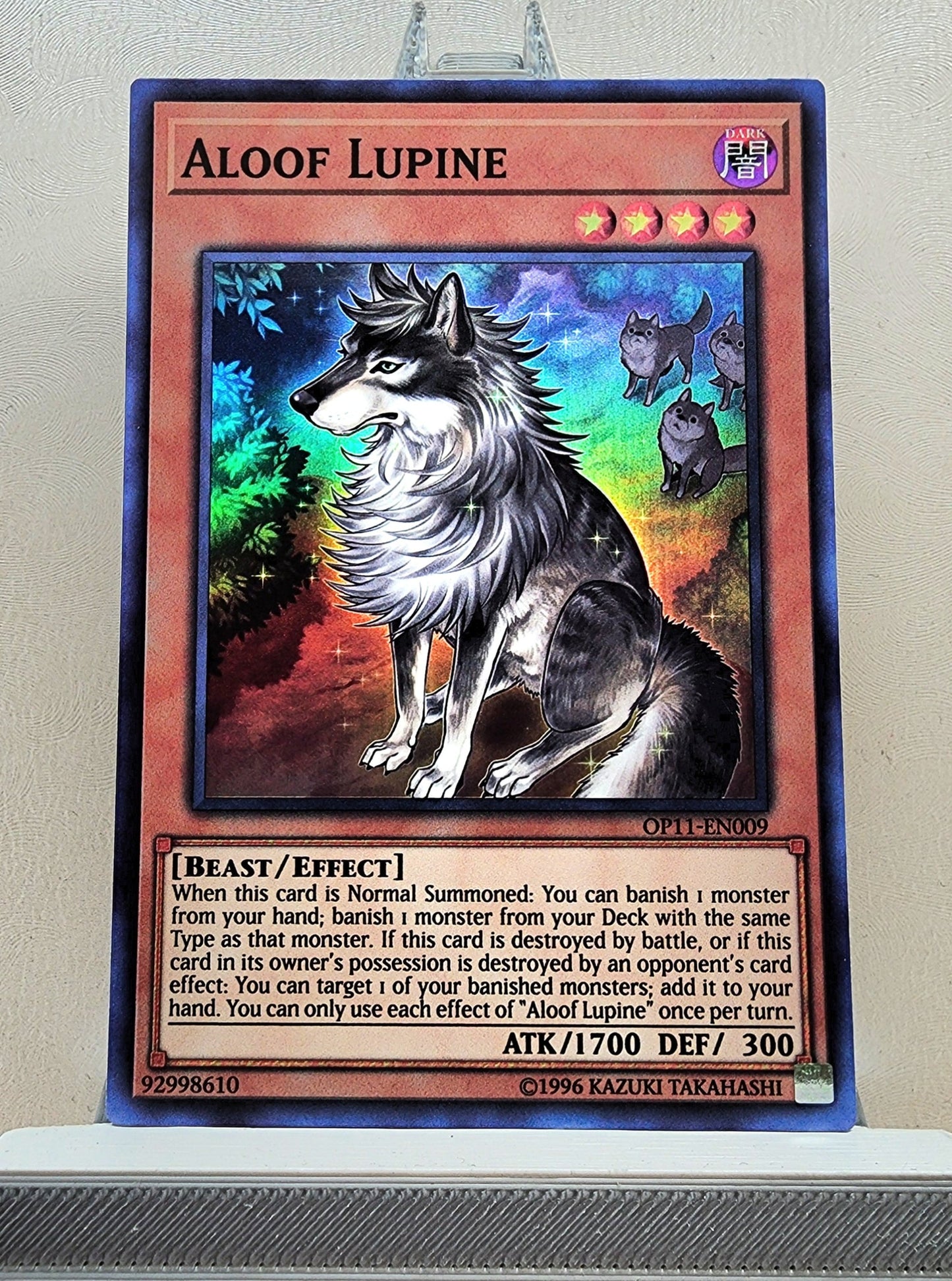 Yugioh! 1x Aloof Lupine (OP11 - Super Rare) Unli Edition