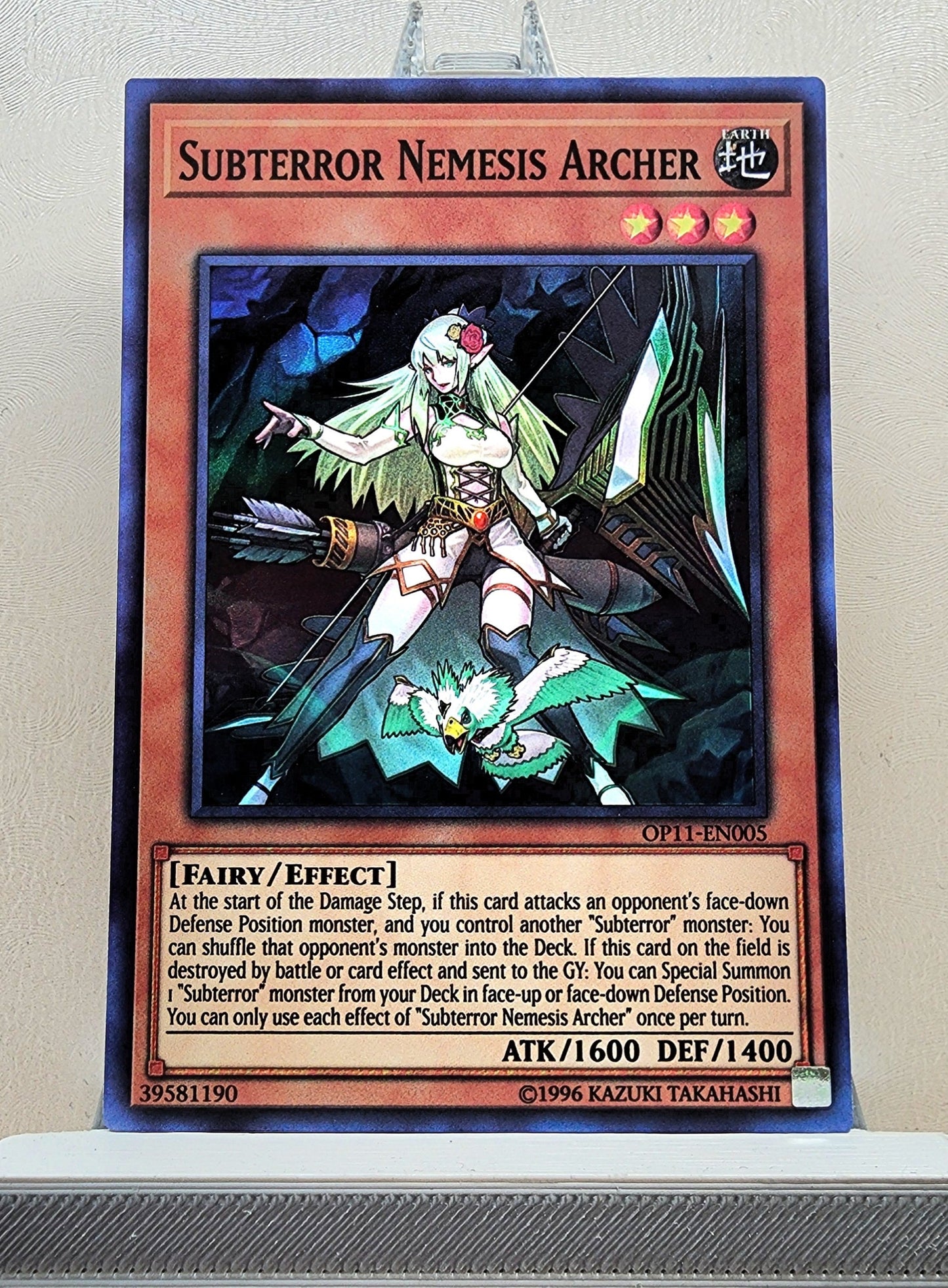 Yugioh! 1x Subterror Nemesis Archer (OP11 - Super Rare) Unli Edition