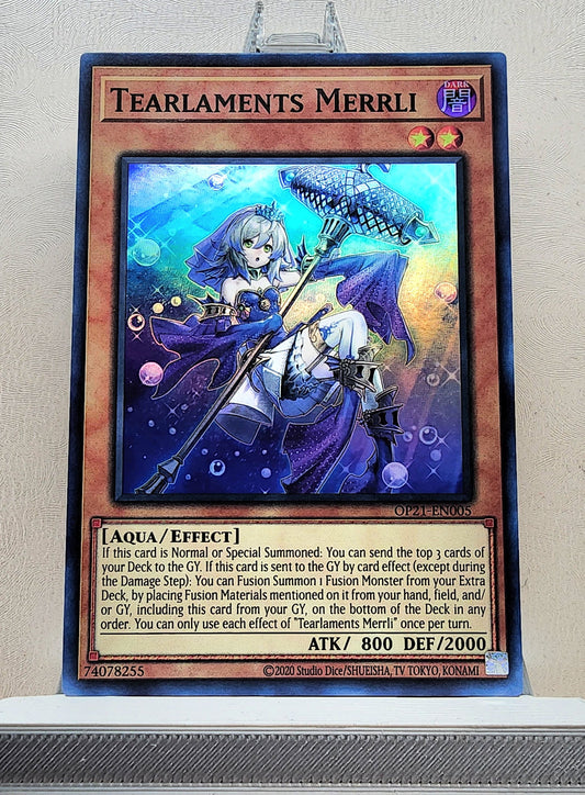 Yugioh! 1x Tearlaments Merrli (OP21 - Super Rare) Unli Edition