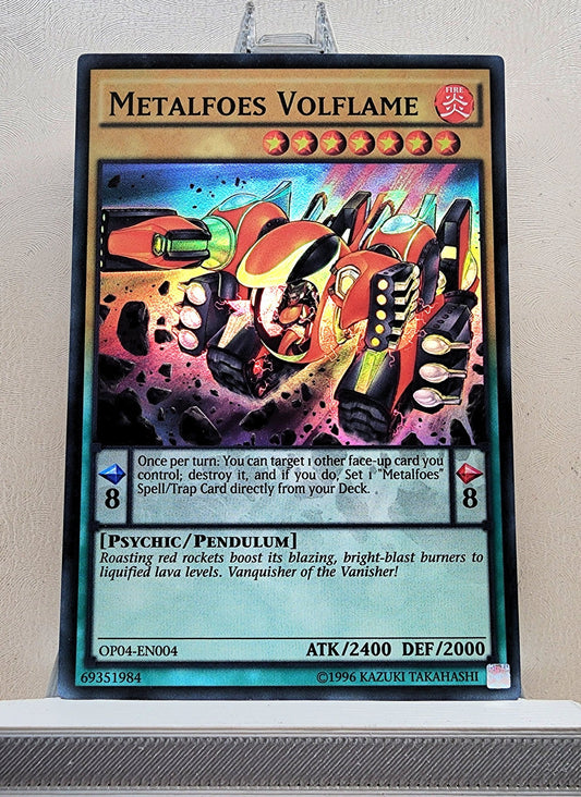 Yugioh! 1x Metalfoes Volflame (OP04 - Super Rare) Unli Edition