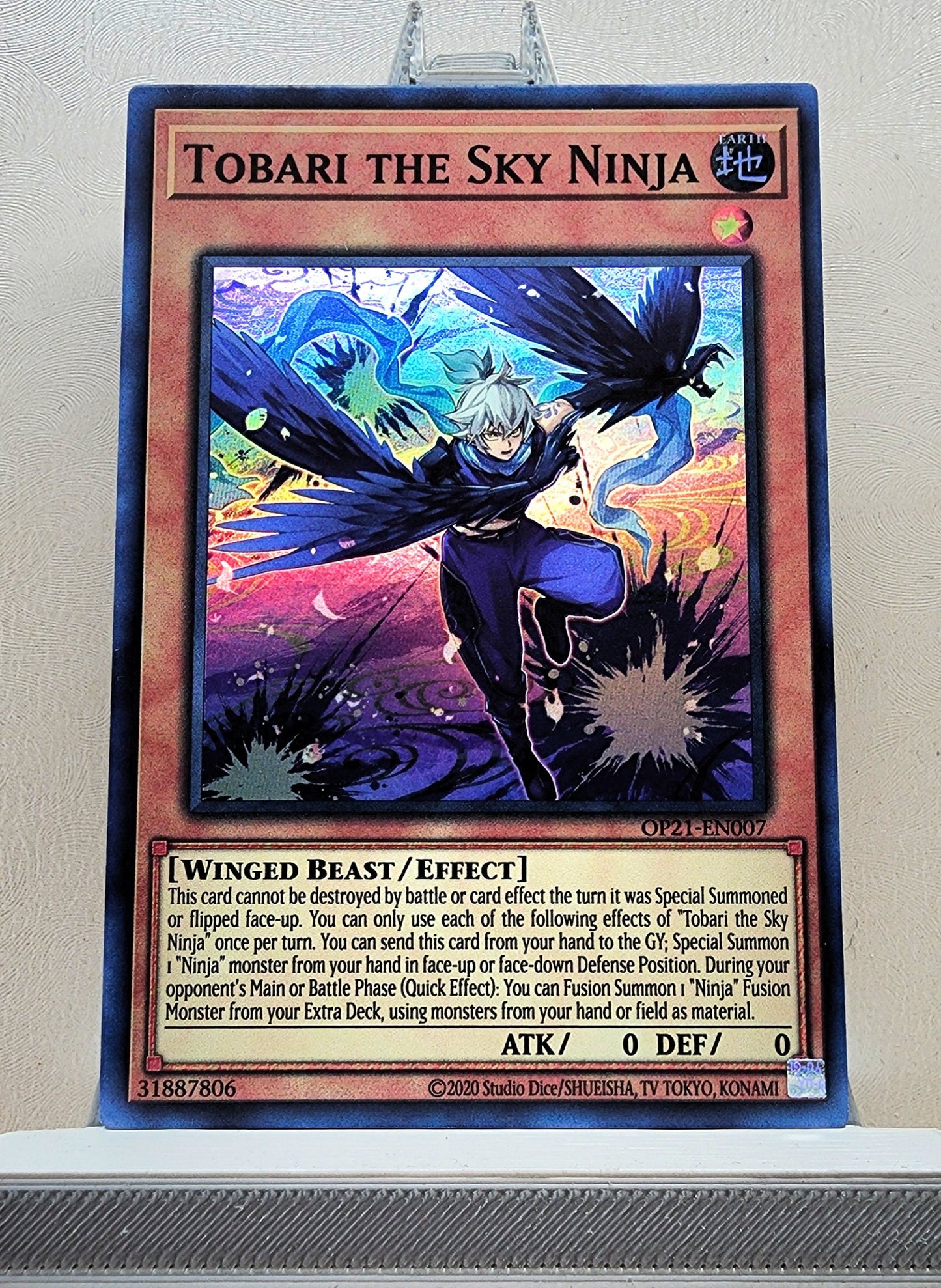 Yugioh! 1x Tobari the Sky Ninja (OP21 - Super Rare) Unli Edition