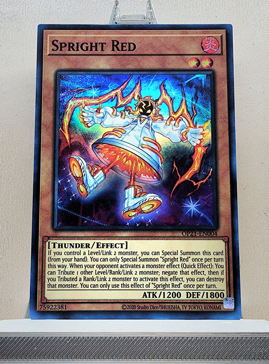 Yugioh! 1x Spright Red (OP21 - Super Rare) Unli Edition