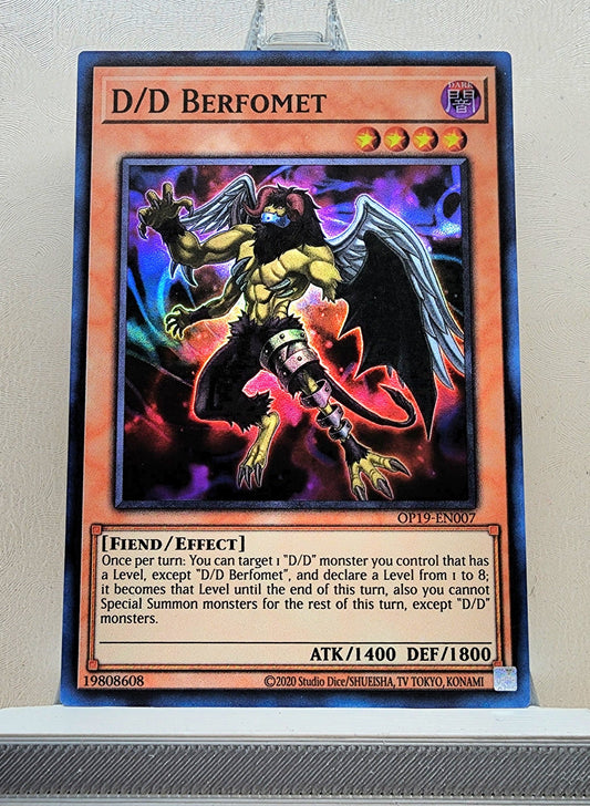 Yugioh! 1x D/D Berfomet (OP19 - Super Rare) Unli Edition