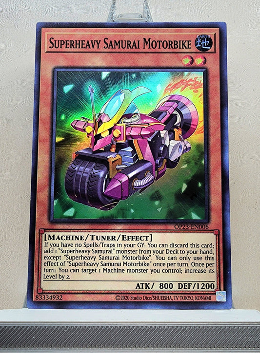 Yugioh! 1x Superheavy Samurai Motorbike (OP23 - Super Rare) Unli Edition