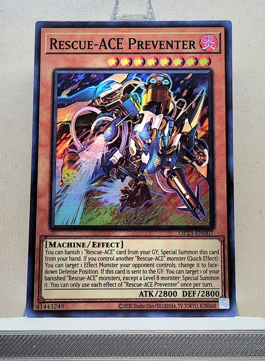 Yugioh! 1x Rescue-ACE Preventer (OP23 - Super Rare) Unli Edition