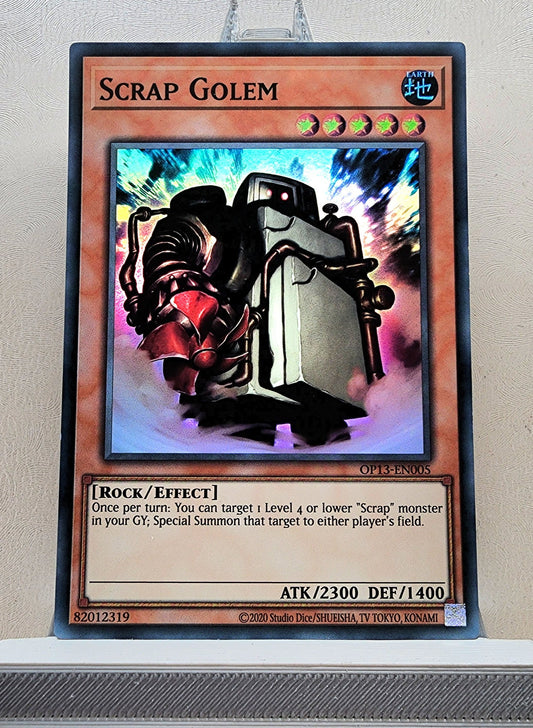 Yugioh! 1x Scrap Golem (OP13 - Super Rare) Unli Edition