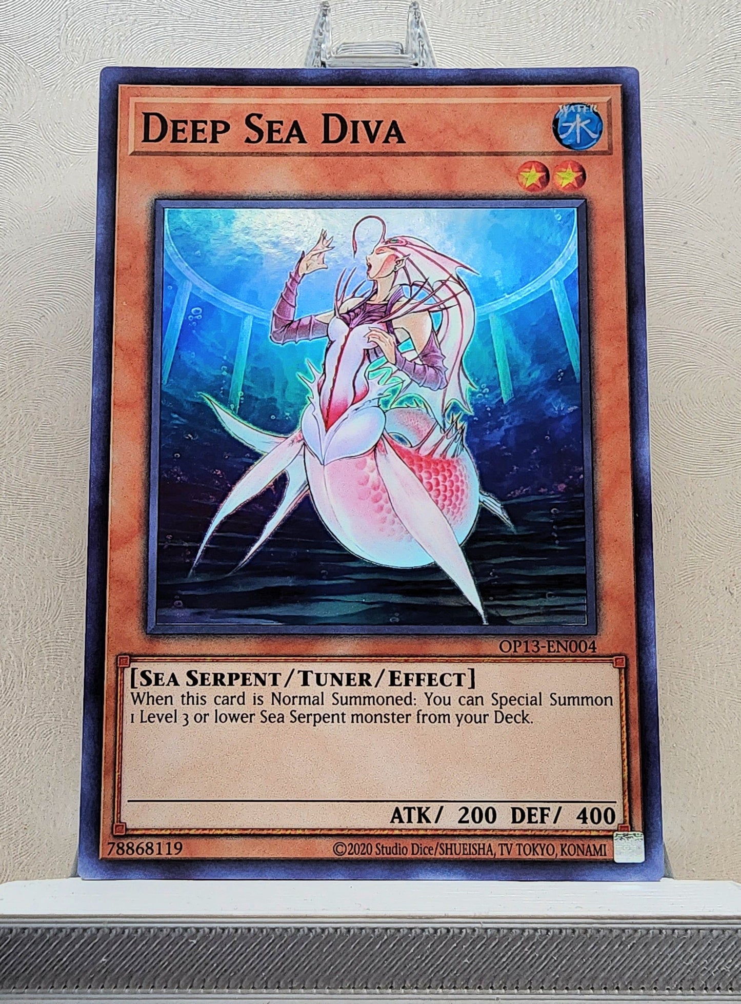 Yugioh! 1x Deep Sea Diva (OP13 - Super Rare) Unli Edition