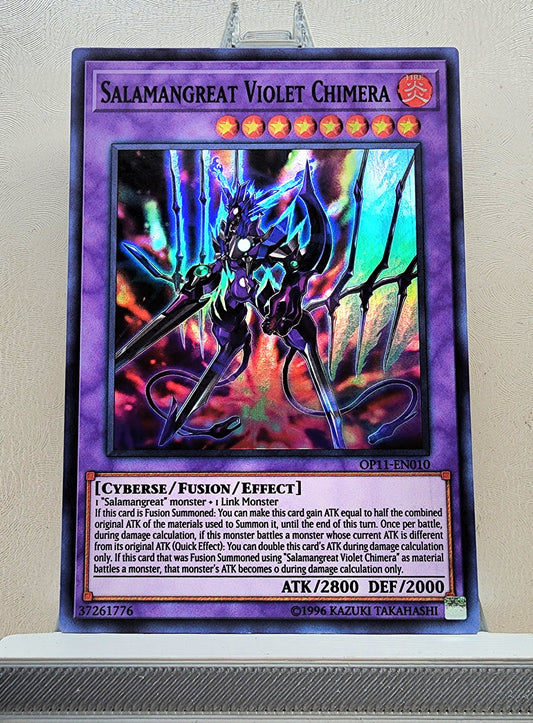 Yugioh! 1x Salamangreat Violet Chimera (OP11 - Super Rare) Unli Edition