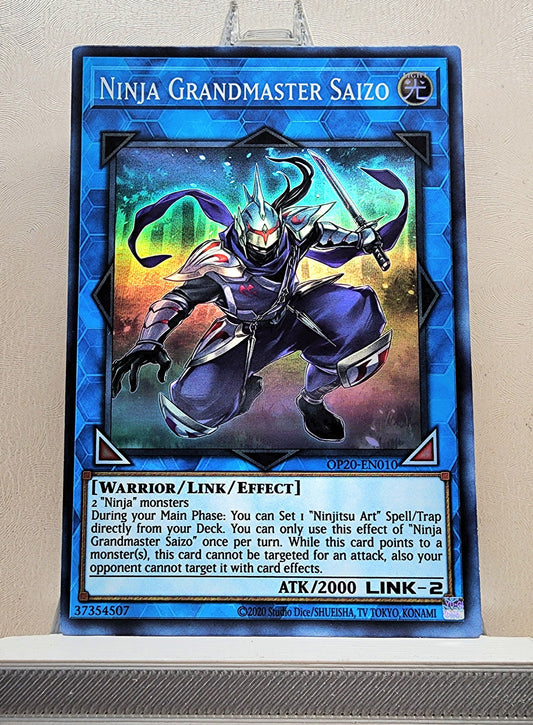 Yugioh! 1x Ninja Grandmaster Saizo (OP20 - Super Rare) Unli Edition