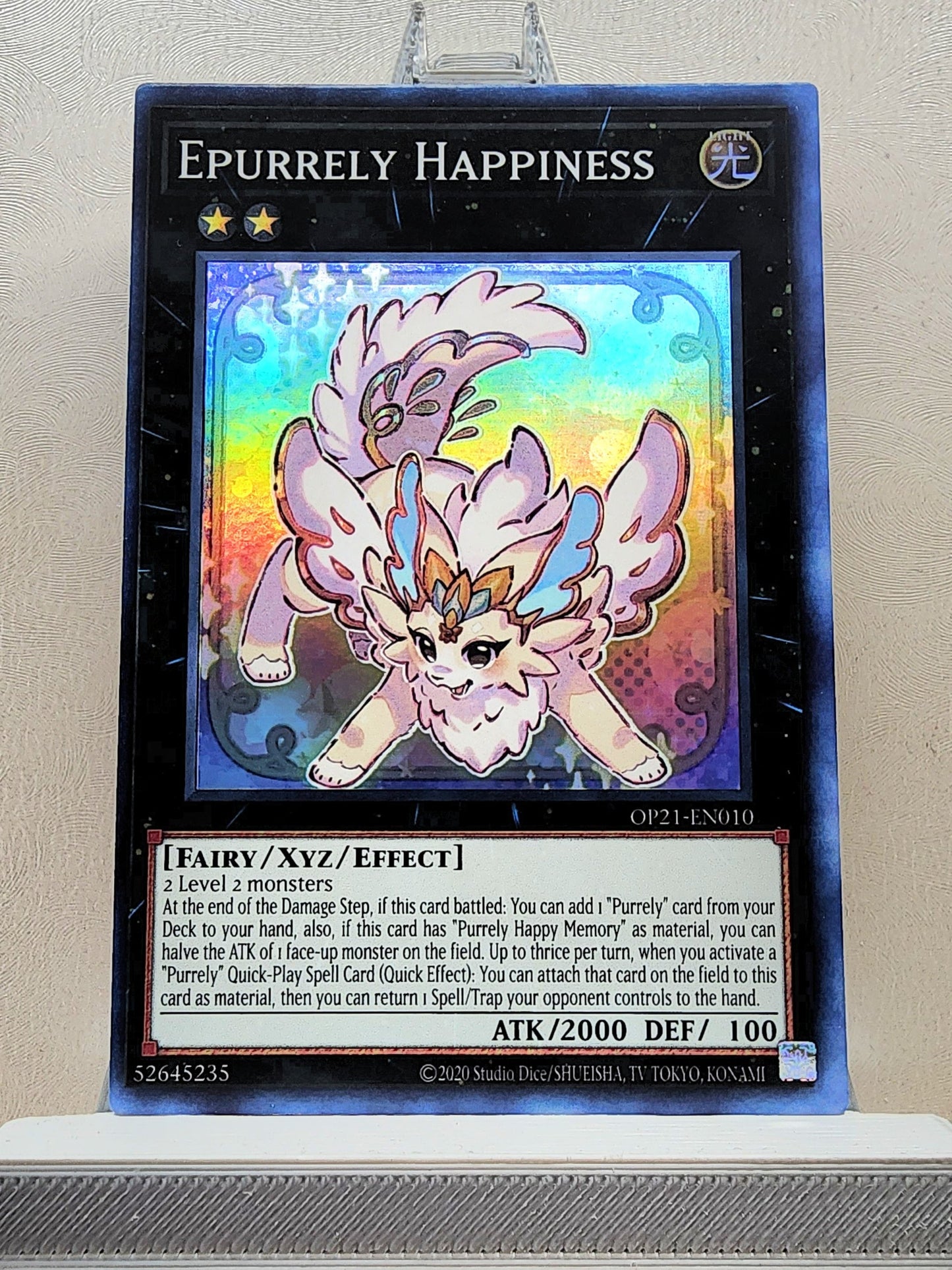 Yugioh! 1x Epurrely Happiness (OP21 - Super Rare) Unli Edition