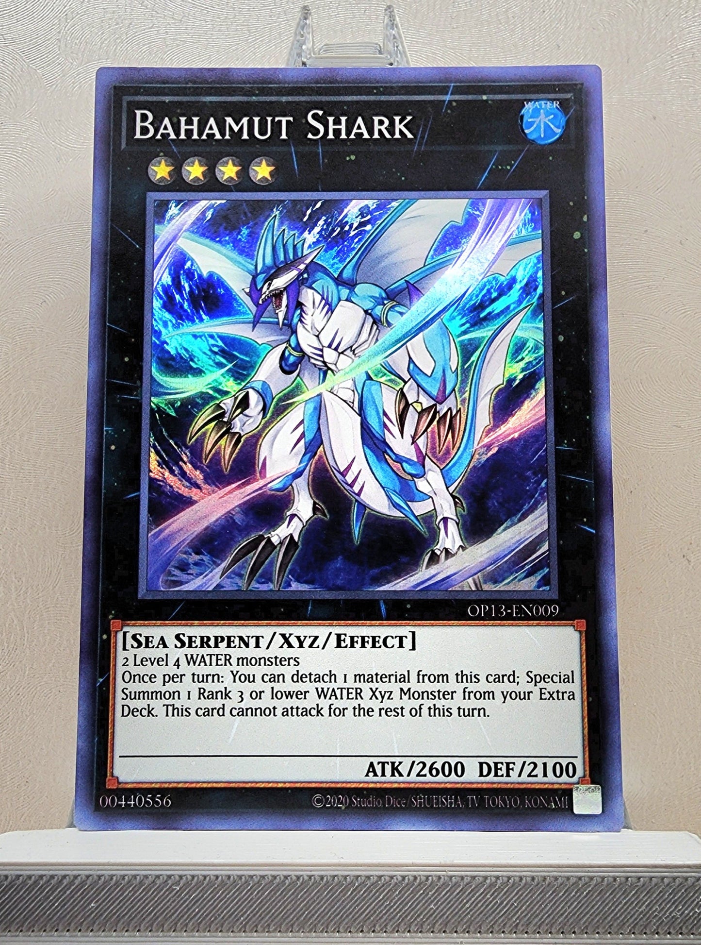 Yugioh! 1x Bahamut Shark (OP13 - Super Rare) Unli Edition