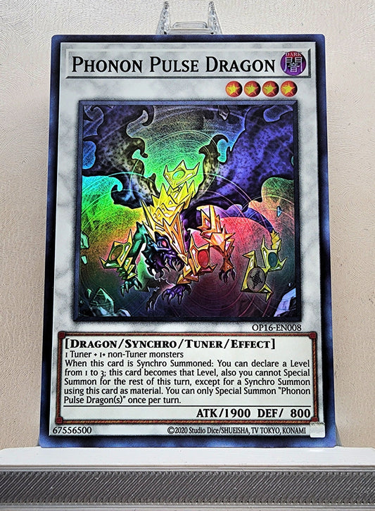 Yugioh! 1x Phonon Pulse Dragon (OP16 - Super Rare) Unli Edition