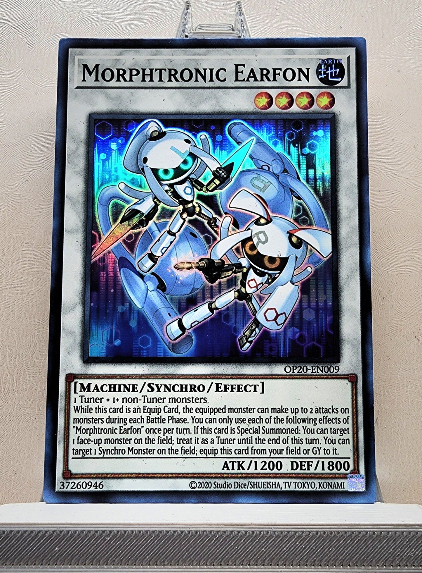 Yugioh! 1x Morphtronic Earfon (OP20 - Super Rare) Unli Edition