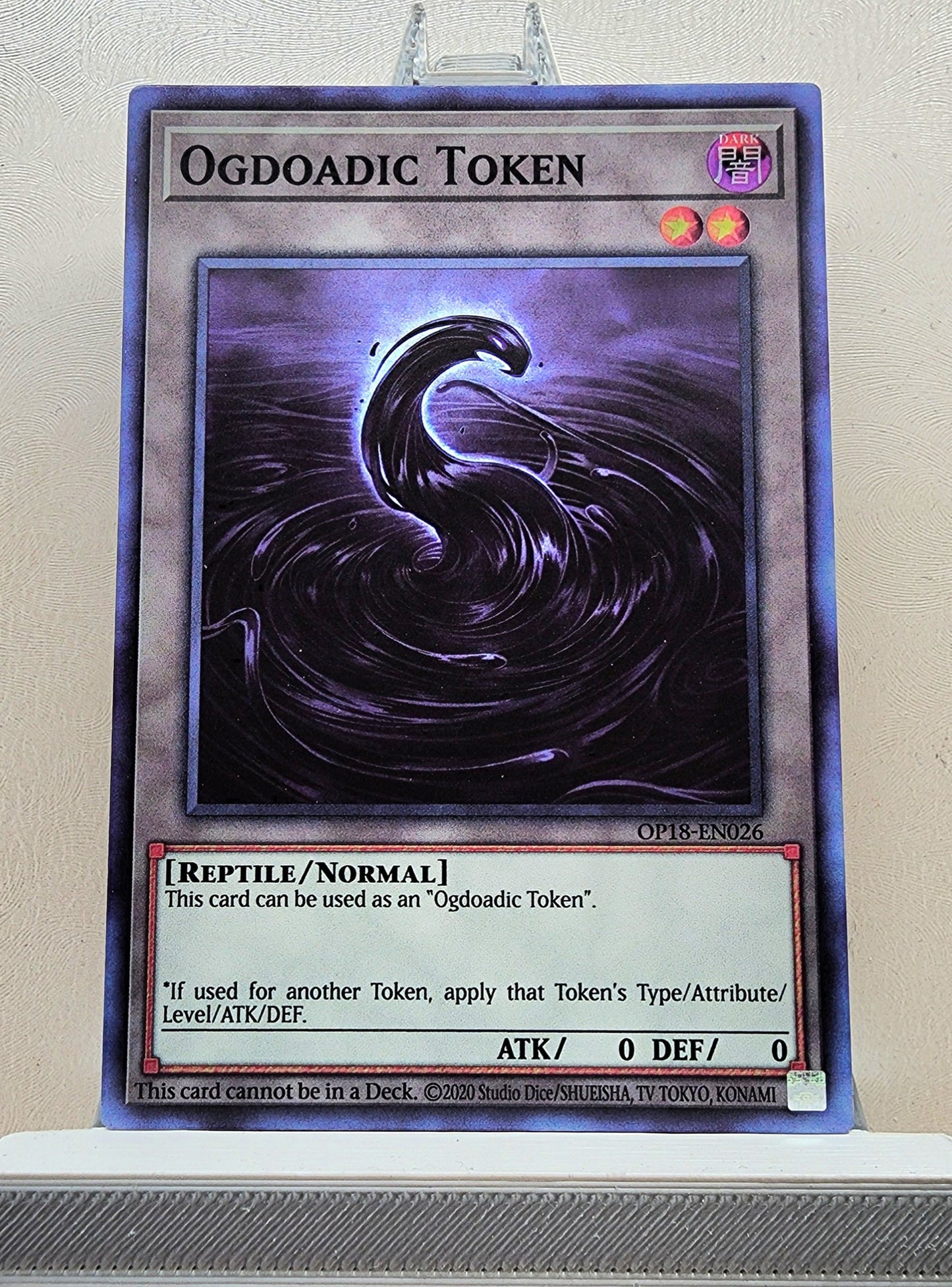 Yugioh! 1x Ogdoadic Token (OP18 - Super Rare) Unli Edition