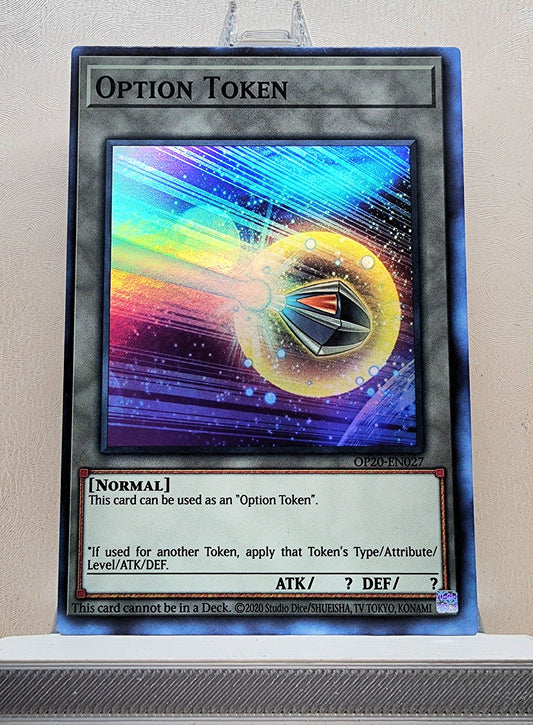 Yugioh! 1x Option Token (OP20 - Super Rare) Unli Edition