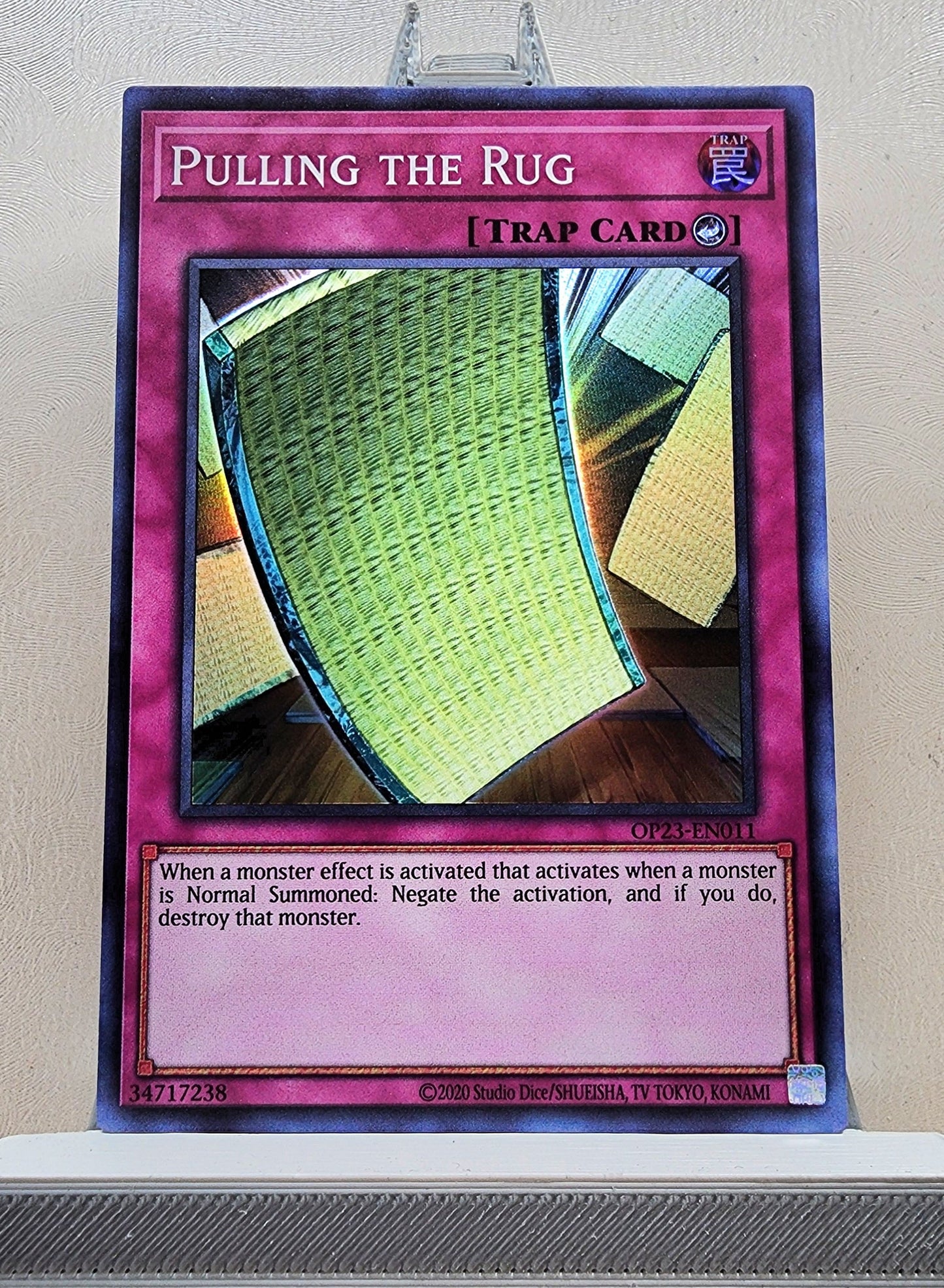 Yugioh! 1x Pulling the Rug (OP23 - Super Rare) Unli Edition