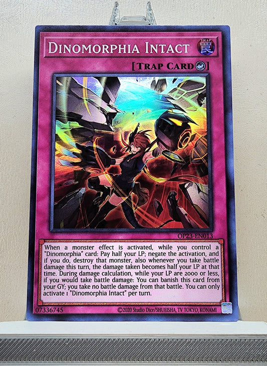 Yugioh! 1x Dinomorphia Intact (OP23 - Super Rare) Unli Edition